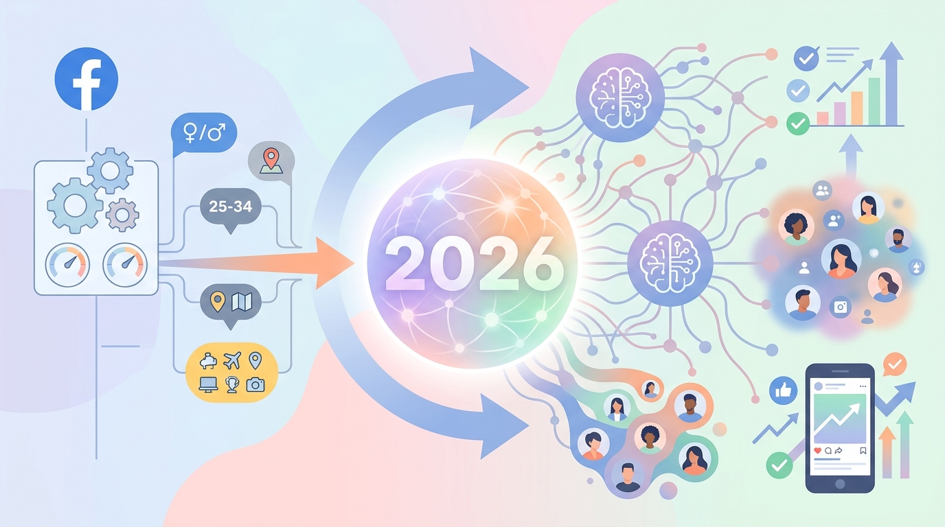 페이스북 광고 2026 AI 알고리즘 변화와 타겟팅 패러다임 전환
