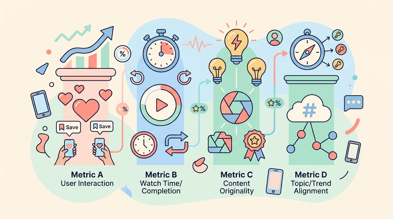 2026년 인스타그램 릴스 알고리즘 변화 핵심 지표 비교