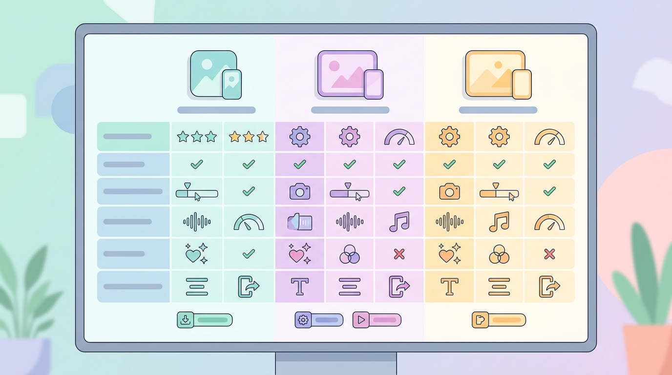 인스타그램 릴스 편집 도구 추천 비교 화면