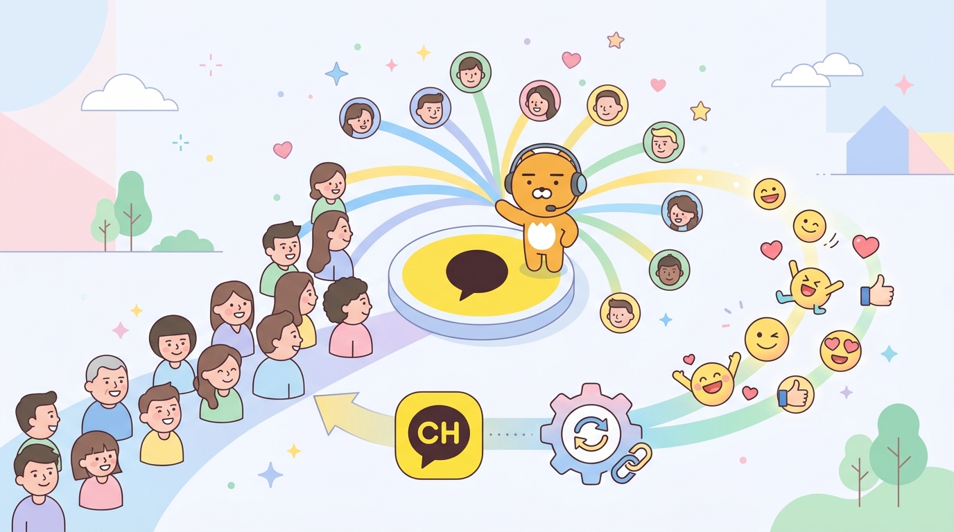 카카오톡 채널 친구 늘리기 카카오싱크 브랜드 이모티콘 전략