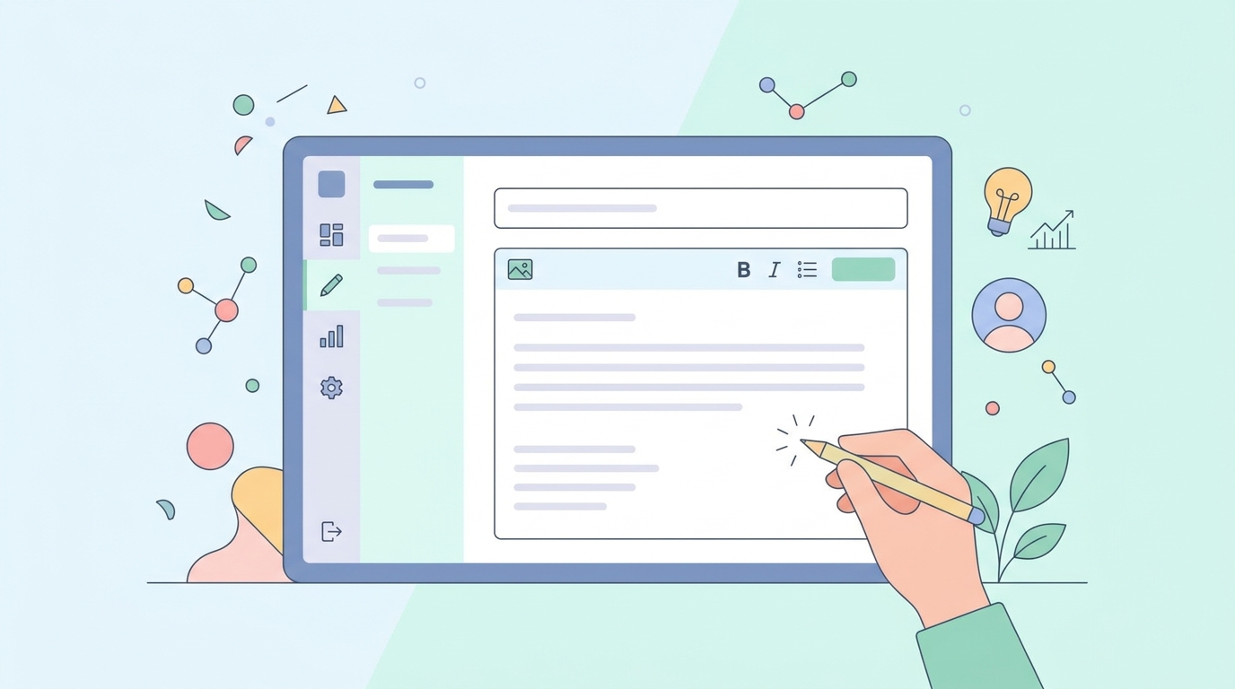 링크드인 사고 리더십 콘텐츠 작성 화면 예시