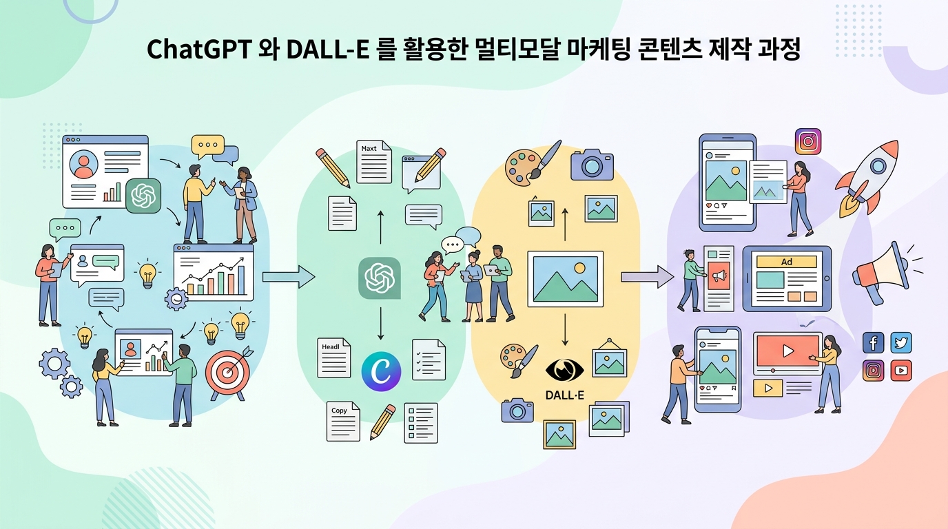 ChatGPT와 DALL-E를 활용한 멀티모달 마케팅 콘텐츠 제작 과정