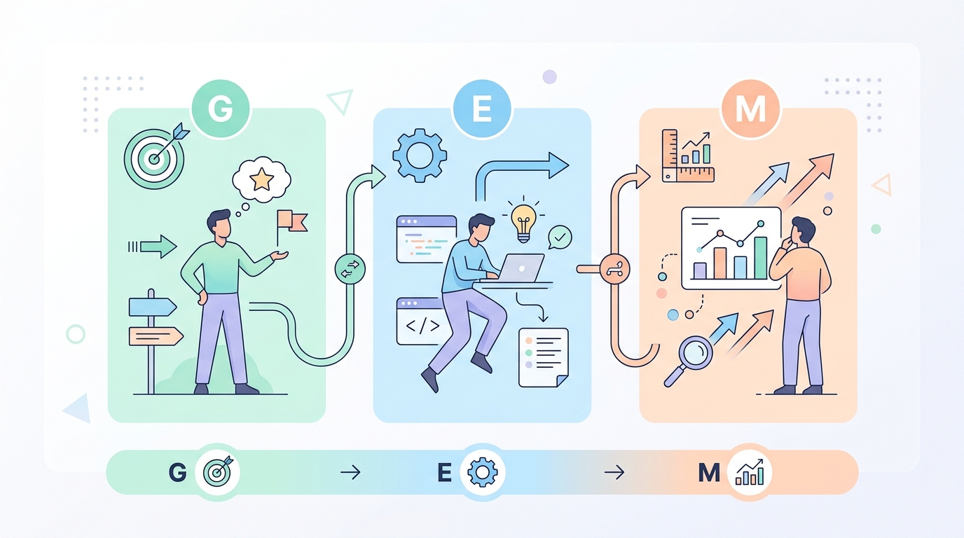 ChatGPT 프롬프트 GEM 프레임워크 구조 다이어그램