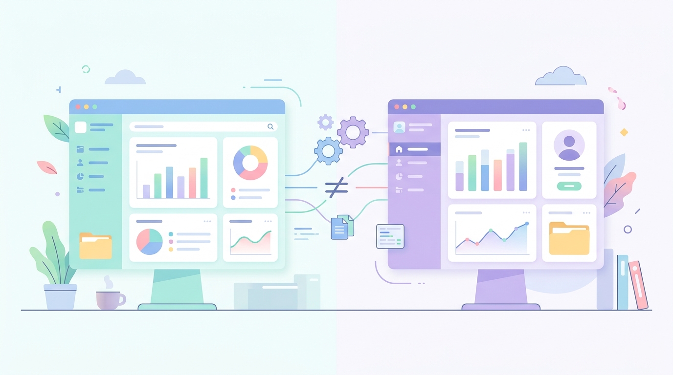 블랙키위와 판다랭크 등 네이버 블로그 상위노출 분석 도구 화면 비교