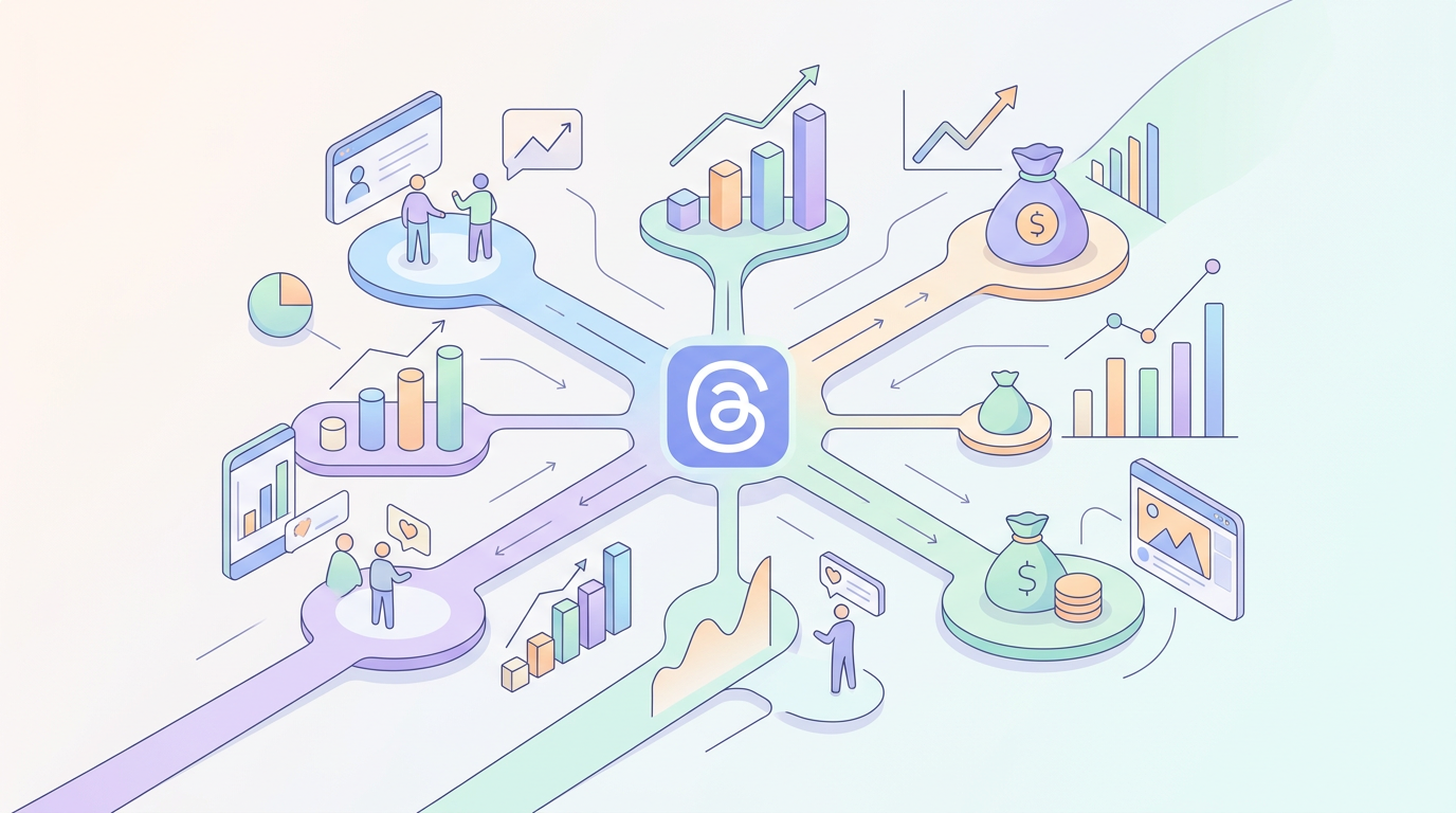 스레드 Threads 광고 시스템과 수익화 전망 2026