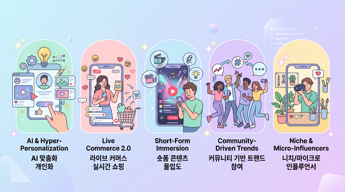 2026년 틱톡 마케팅 트렌드 키워드 5가지 요약