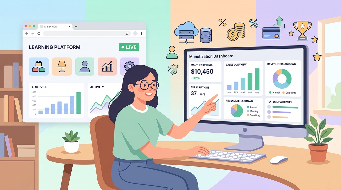 클로드 코드로 비전공자가 만든 실제 서비스 배포 화면과 수익화 대시보드 예시